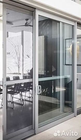 Алюминиевые окна двери с гарантией