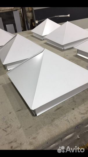 Колпаки на столбы забора#1009