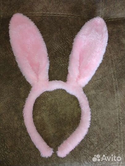 Ободок ушки зайчика кролика заячьи ушки