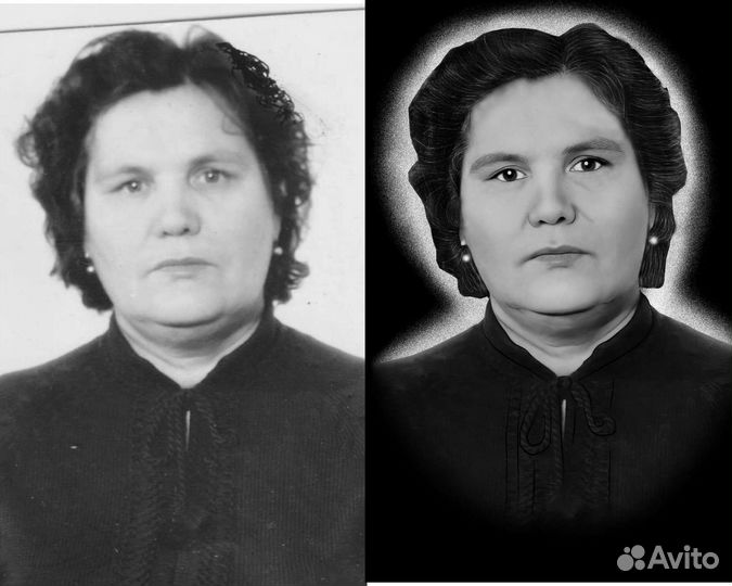 Ретушь фотографий на памятник