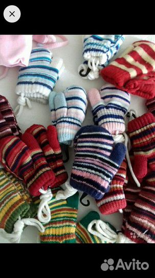 Варежки детские,шапки