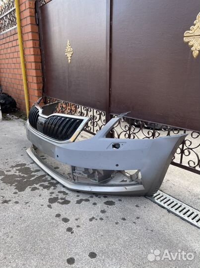 Бампер передний на skoda octavia шкода октавия