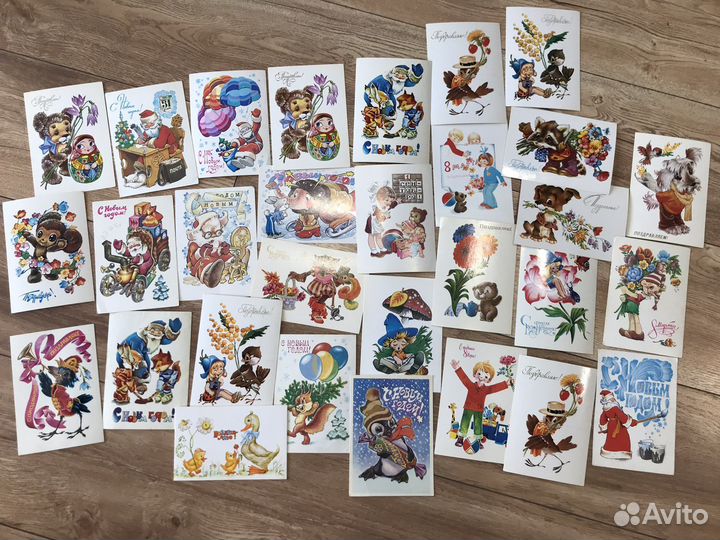 Поздравительные открытки и телеграммы СССР