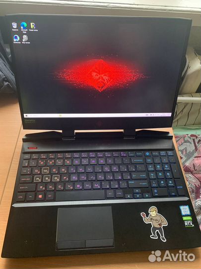 Игровой ноутбук HP rtx 2060 6gb