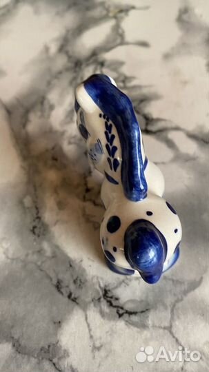 Фигурки гжель и лазурит