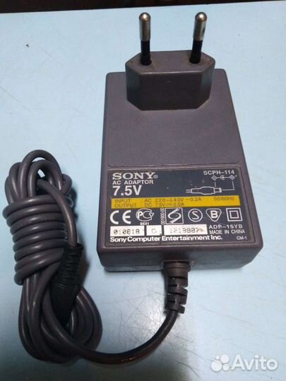 Sony PS-1. ac adaptor scph-114. Memory card
