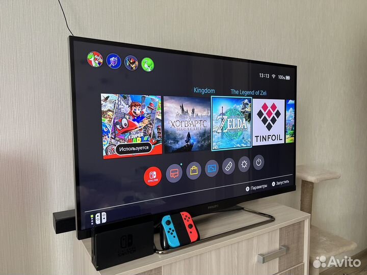 Игровая приставка Nintendo Switch прошитая