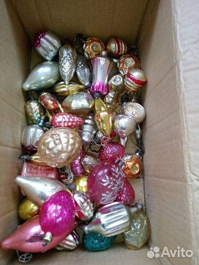 Елочные игрушки СССР