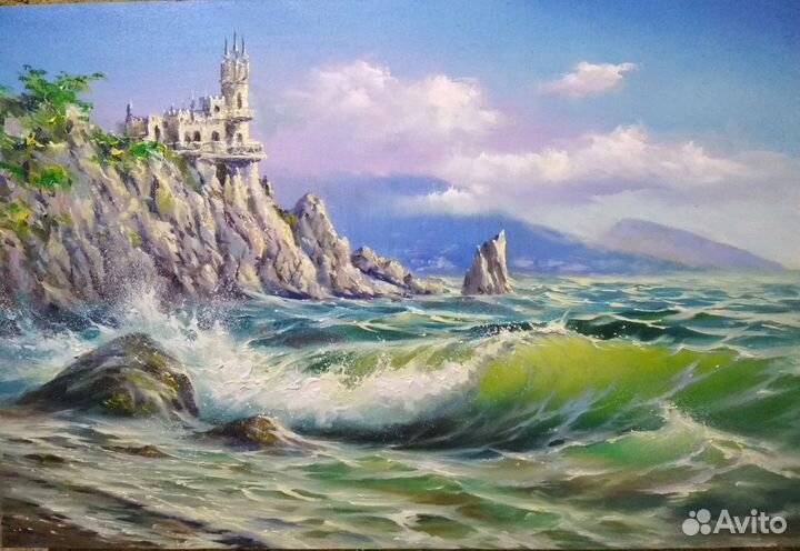 Ласточкино гнездо 40х60 холст масло