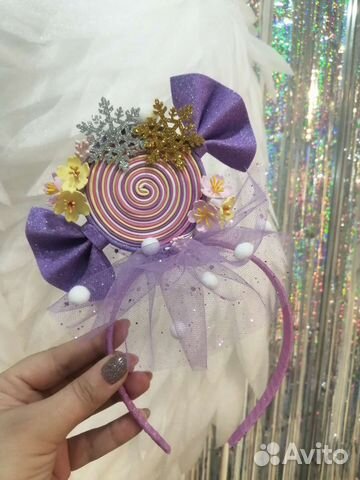 Ободок для волос конфетка