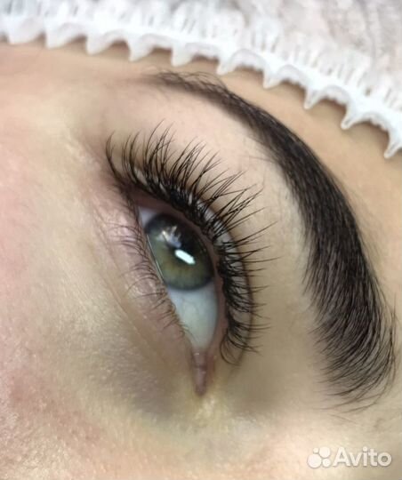 Наращивание ресничек/ Бровки