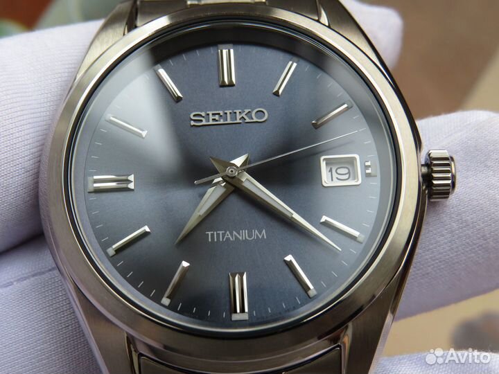 Титановые часы Seiko с Сапфировым стеклом Ocean