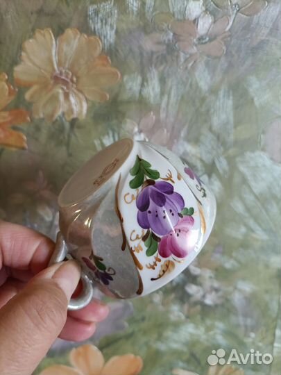 Чашка с блюдцем кофейная