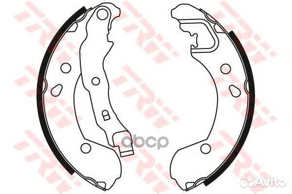 GS8470 4168.00693SBS колодки барабанные Niss