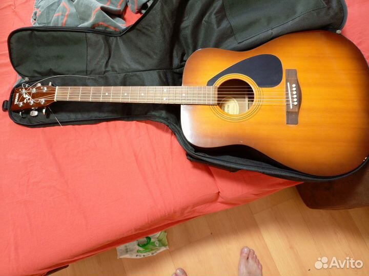 Акустическая гитара yamaha f310 бу