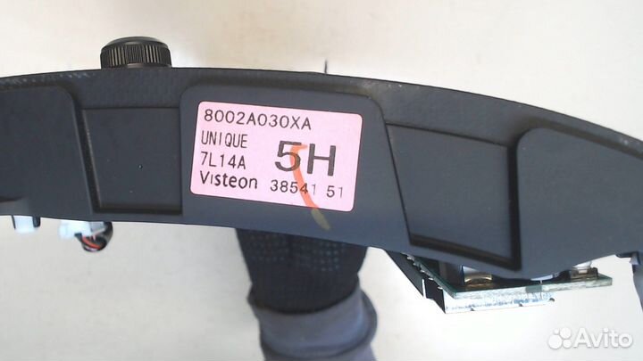 Панель управления магнитолой Mitsubishi Outlander