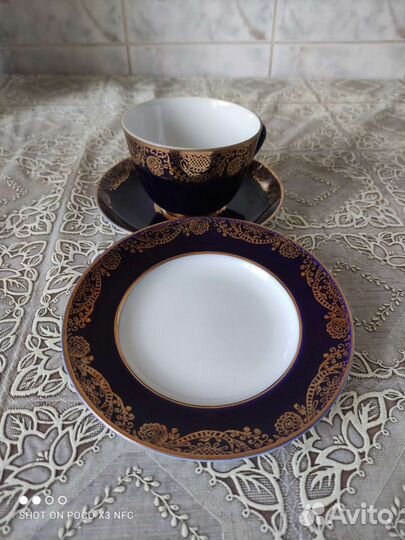 Чашка с блюдцем фарфор.лфз. 6. Пар