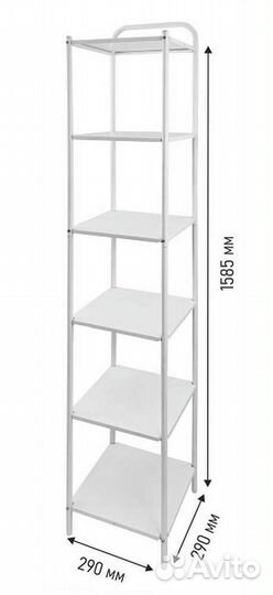 Стеллаж разборный металлический