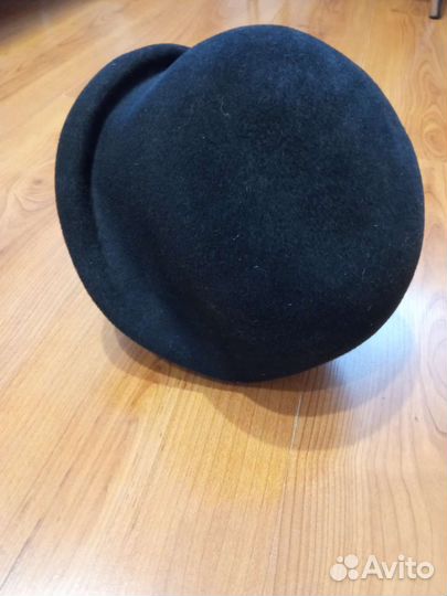 Шляпа женская черная демисезонная