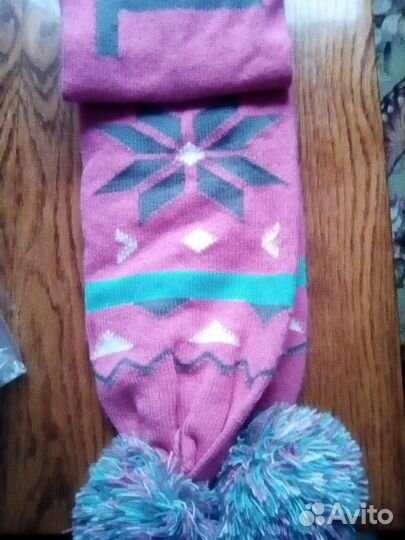 Шарфы детские, шапки