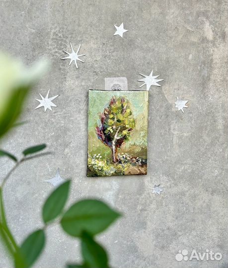 Картина маслом на холсте пейзаж