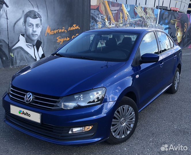 Volkswagen Polo 1.6 AT, 2017, 108 000 км