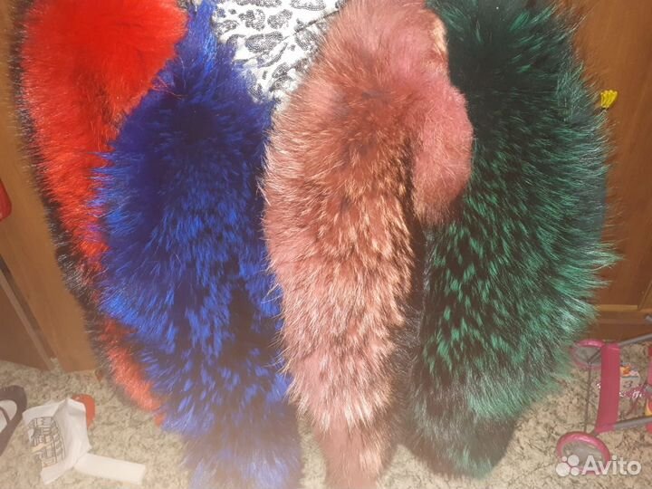 Большие шкурки лисы, Чернобурки 