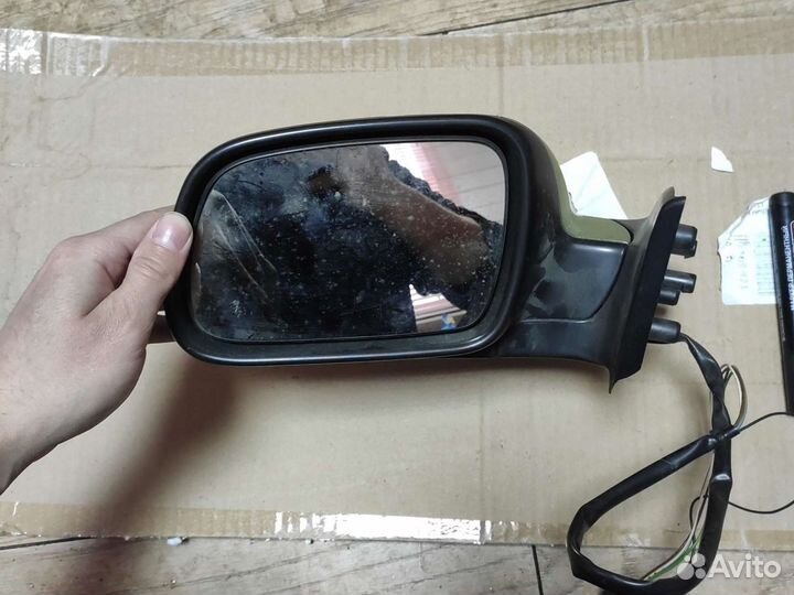 Зеркало пежо 307 переднее левое зеленое(не авто ск