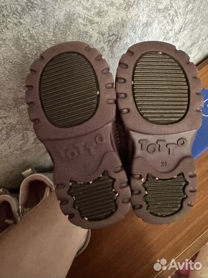 Ботиночки демисезонные 21р Тотто
