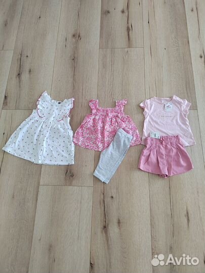 Пакет летних вещей для девочки 62-74