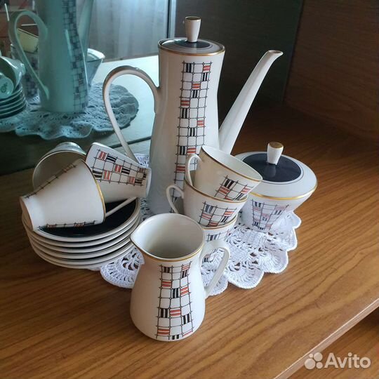 Кофейный сервиз фарфор