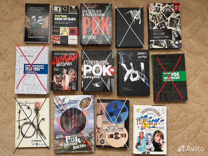 Книги о Российской и Советской рок-музыке