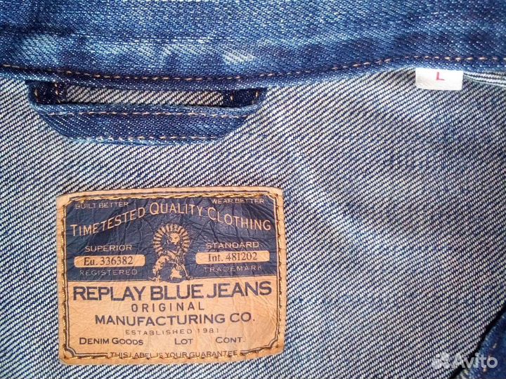 Куртка джинс. Replay 52 (оригин.)
