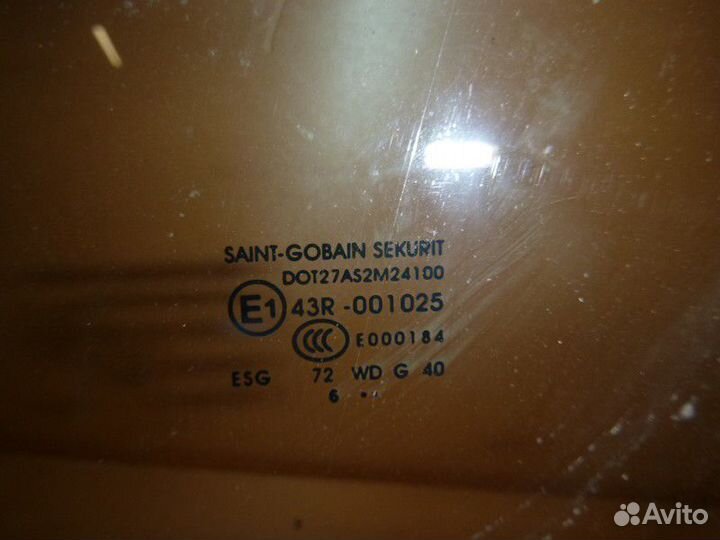 Стекло двери передней левой mercedes benz sprinter