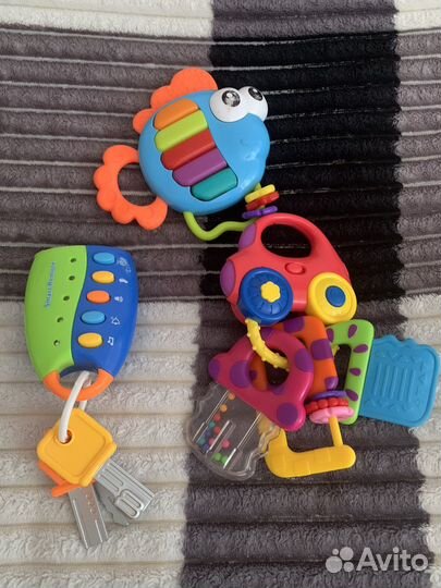 Игрушки - погремушки пакетом