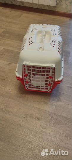 Переноска для кошек пластиковая