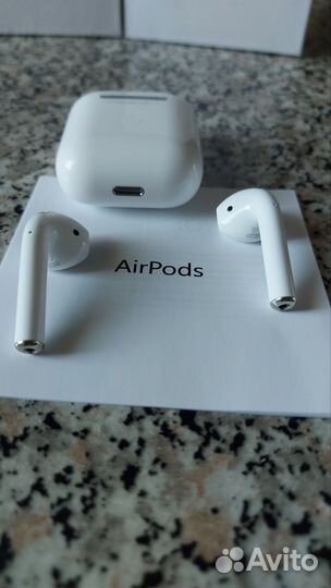 Беспроводные наушники AirPods 2 + чехол