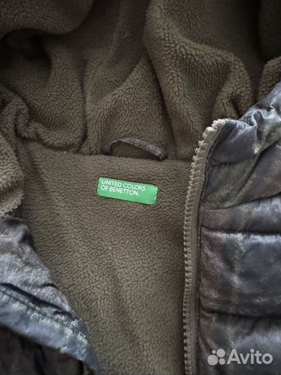 Детский зимний пуховик benetton