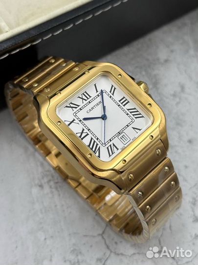 Шикарные мужские часы Cartier premium