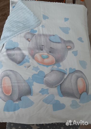 Бортики в детскую кроватку с одеялом