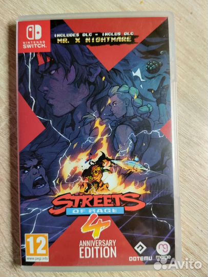 Streets of Rage 4 Anniversary Nintendo Switch
