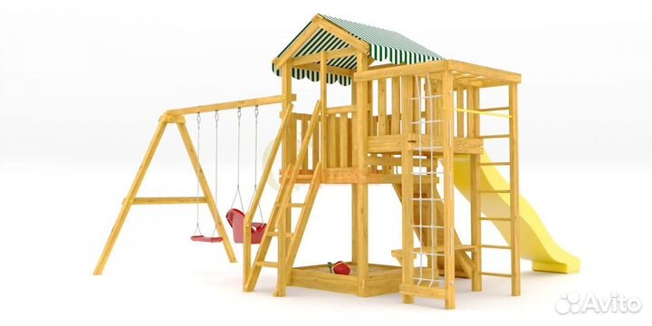 Детская площадка Савушка Мастер 3 plus Горка 3 м
