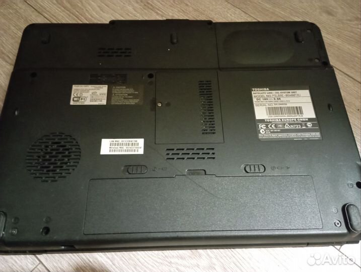 Ноутбук Toshiba satellite l300 на запчасти