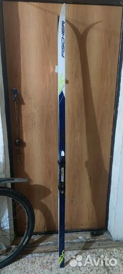 Лыжи с креплениями ботинки палки