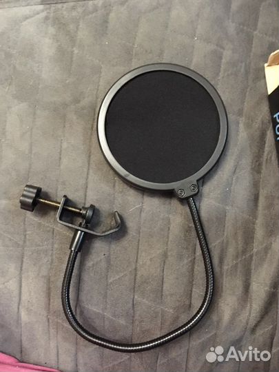 Поп фильтр для микрофона 10см диаметр