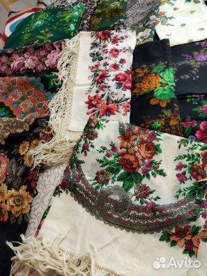 Платок павлопосадский 150х150 коллекция