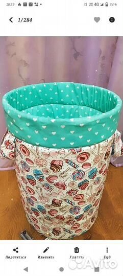 Милые вязаные коврики И корзины для деток