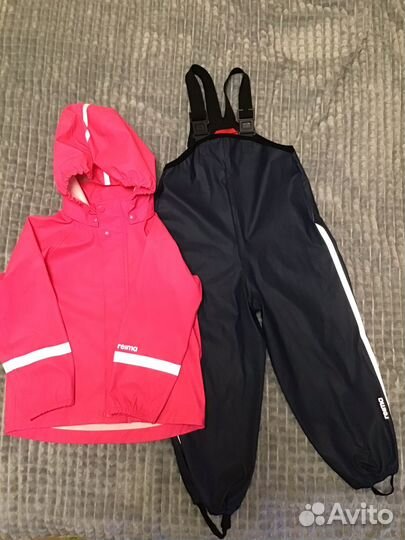 Дождевик и полукомбинезон reima 104