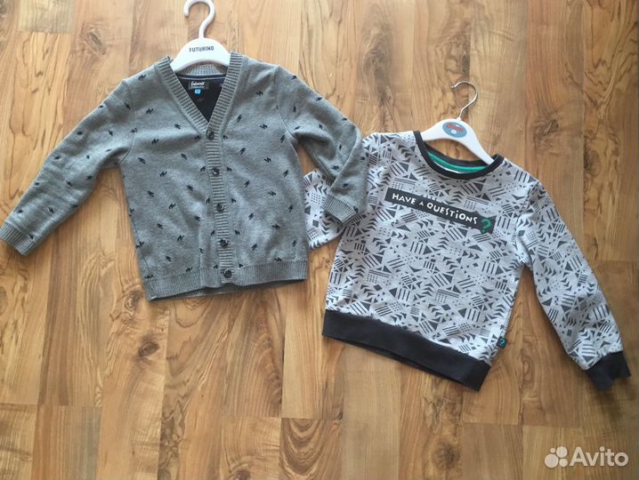 Толстовка Крокид, кардиган Футурино 104 р