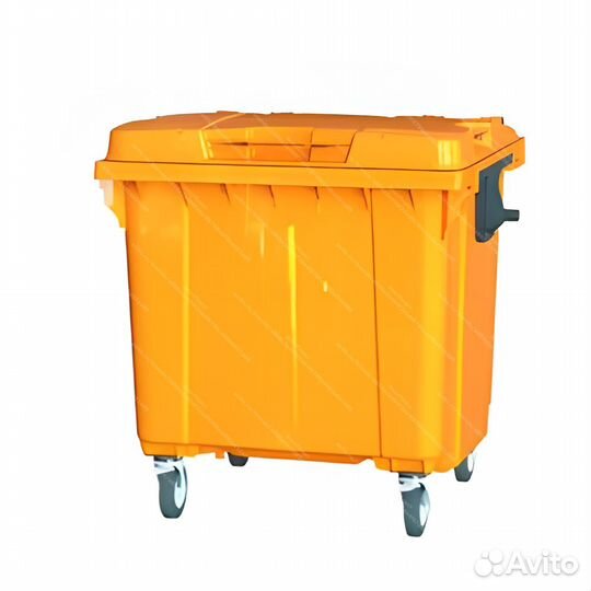 Бак мусорный пластиковый 1100л П-1057